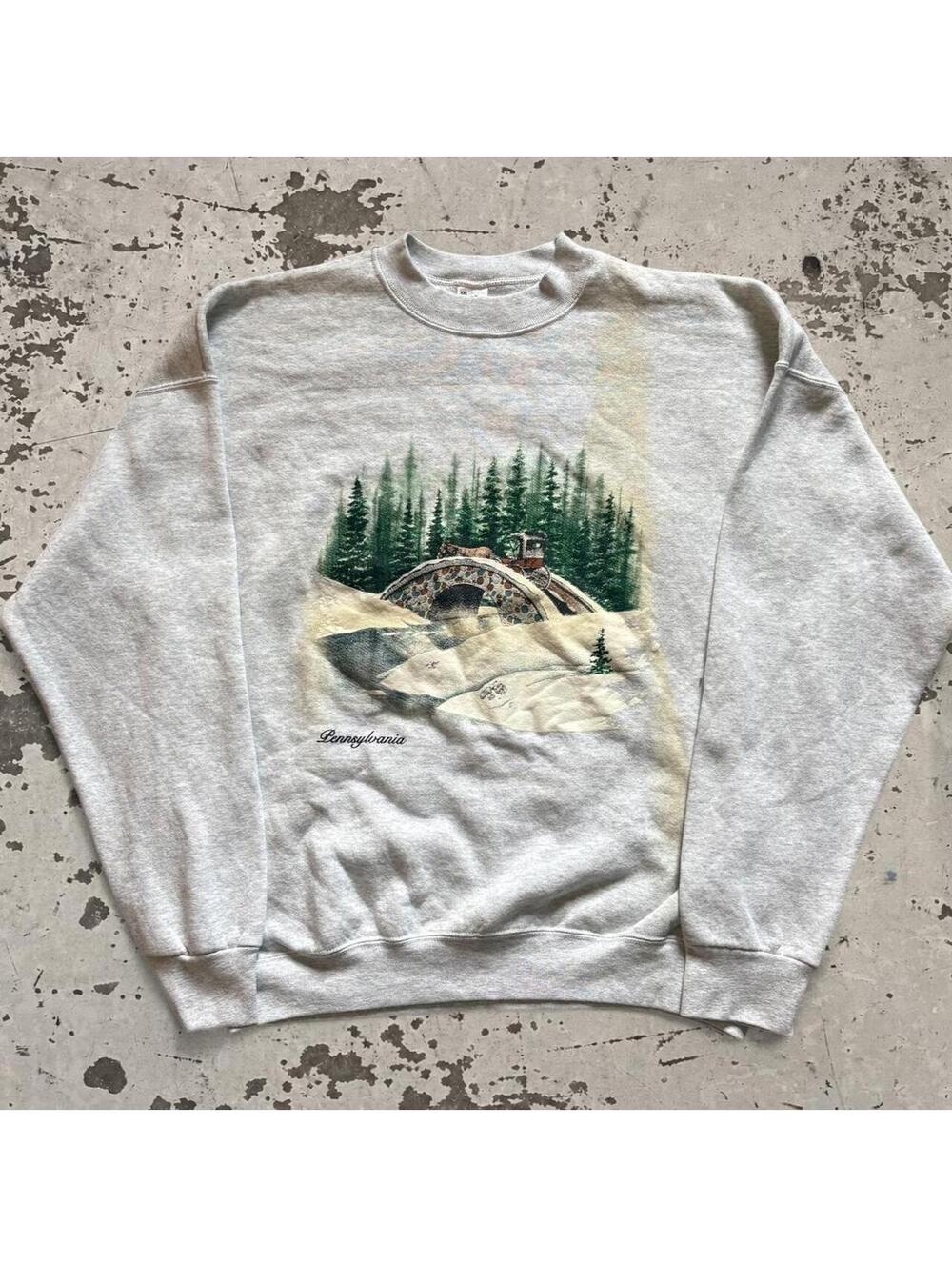 Fruit of the Loom Men's Grey Sweatshirt